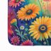 Gerbera Daisies In Color Memory Foam Kitchen Mat Machine Washable Anti-Fatigue Mat Cushion Comfort Bath Mat Or Kitchen Rug_maomaolike.com