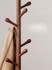 Solid Floor-Standing Coat Rack, Bedroom Household Clothes Hanger, Simple Vertical Beech Wood College Dormitory Bag Rack_maomaolike.com