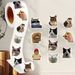 500Pcs/1 Roll Cute Cat Head Stickers, Reward Stickers, Decorative Stickers_maomaolike.com