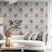 Self-Adhesive Peony Pink Bedroom Cozy Pastoral Floral Wallpaper Internet Celebrity Background Wall Waterproof Decorative_maomaolike.com