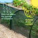 Foldable Arched Nursery Bed And Plant Support Frame, Garden Covering Net, Vegetable And Fruit Coverings, Bird And Insect Barriers_maomaolike.com