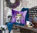 Whippet King Of Mardi Gras Throw Pillow Machine Washable, Indoor Outdoor Decorative Pillow For Couch, Bed Or Patio, 18Hx18W_maomaolike.com