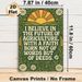 Agriculture Inspirational Quote Painting Poster, Vintage Pastoral Style Poster, Warm-toned Design With Daisies, Wheat And Sunrise, Motivational Text_maomaolike.com