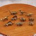 Jurassic Spinosaurus Copper Vintage Gift Desktop Decoration Small Dinosaur Metal Ornament Craft_maomaolike.com