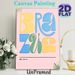 Art Typography "BRA ZU CA" Painting Poster, Vibrant Colorful Abstract Typographic Poster, Eye-catching Decorative Piece Ideal For Living Room, Bedroom_maomaolike.com