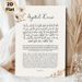 Ayatul Kursi Painting Poster, Elegant Minimalist Islamic Scripture Poster, Bilingual Quranic Verse With Soft Dried Floral Details, Suitable For Prayer_maomaolike.com