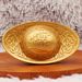 Brass Hollow Copper Gilt Hundred Blessings Yuanbao Living Room Gathering Rice Decoration Opening Housewarming Gift Large Craft_maomaolike.com