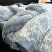 Thickened Milk Velvet French Digital Print Wide Edge Four-Piece Set_maomaolike.com