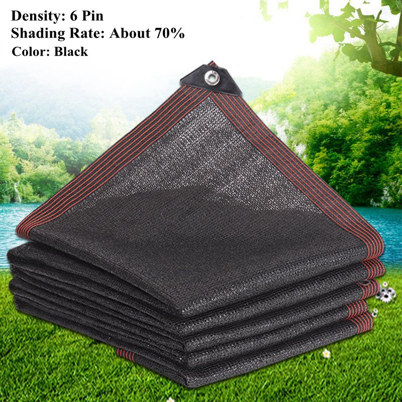 6 12Pin Sunshade Black Green Blue Anti-UV HDPE Garden Succulent Plant Shading Outdoor Swimming Pool Cover Sun Shade Net_maomaolike.com
