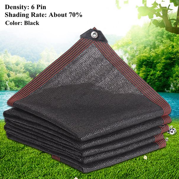 6 12Pin Sunshade Black Green Blue Anti-UV HDPE Garden Succulent Plant Shading Outdoor Swimming Pool Cover Sun Shade Net_maomaolike.com