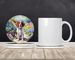 Brittany Spaniel Spring Path Large Sandstone Coasters Pack Of 4 Absorbent Round Coasters Decor Gifts For Men Or Women, 4 In, Multicolor_maomaolike.com