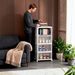 Stackable Shoe Storage Rack, Plastic Cabinet With Clear Doors For Home Use_maomaolike.com