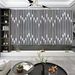 Brown Adhesive Tape Striped 3D Living New Model✠Imitation Grid PVC Bedroom Background Self Dining Room Wall E18_maomaolike.com