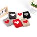 Unisex Love short foot coverings Knitted wool warm boots for men and women leg warmers acrylic wool short socks_maomaolike.com