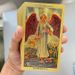 Spanish And English Golden Foil Tarot Deck With Guidebook - 78 PVC Spiritual Cards Waterproof Wrinkle Resistant_maomaolike.com