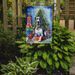 Harlequin Great Dane Christmas Reindeer Garden Flag Mailbox Flag Decorative Yard Flag Banner Outside Patio Artwork Yard Flower Beds, Garden Size, Multicolor_maomaolike.com