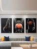 Contemporary Art Style, Basketball, Decorative Art Prints, Home Décor Art, Living Room Sofa Backdrop Artwork, Art Exhibition Pieces_maomaolike.com