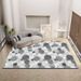 Living Room Rug,Large Rug,Oversized, Gold Leaves Design,Bedroom Rug,Soft And Thick, Machine Washable, Thickened Rug, Bedside Rug,Decorative Indoor Rug_maomaolike.com