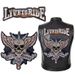 Motorcycle Iron On Patches For Clothing Thermoadhesive Patch On Clothes LIVE TO RIDE Biker Embroidery Large Back Tactical Patch_maomaolike.com