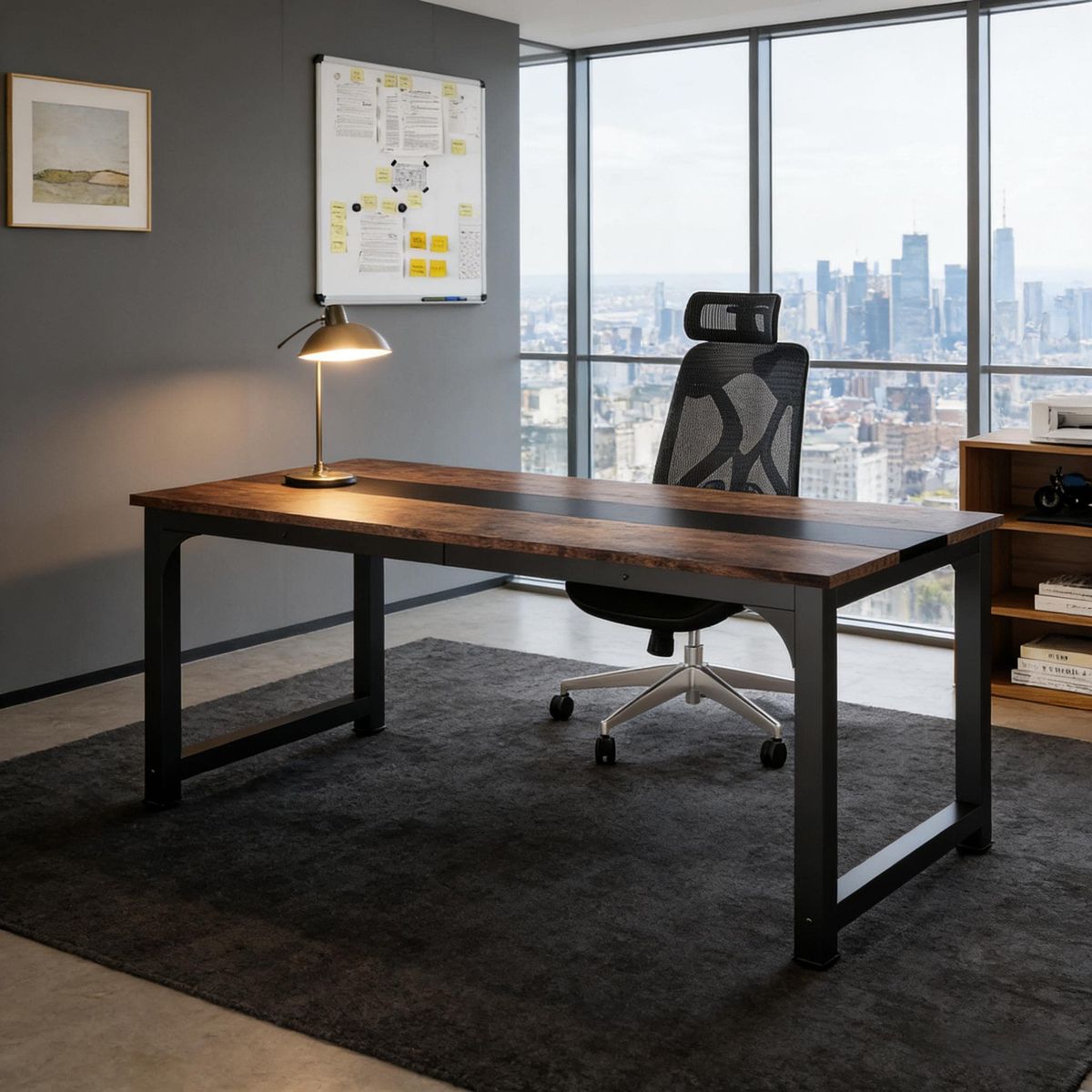 Simple Conference Table, Rectangular Meeting Table Computer Desk_maomaolike.com