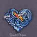 Wave Stripes Patch For Clothing Thermoadhesive Patches Van Gogh Iron On Patches On Clothes Whale Stickers Diy Mountain Badges_maomaolike.com