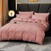 Thickened Solid Color Pure Four-Piece 100% Cotton 60s Bed Sheet Student Dormitory Bedding Three-Piece Set Manufacturer Wholesale_maomaolike.com