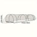 Transparent Tunnel Greenhouse Greenhouse, Winter Plant Protection Cover, Antifreeze Cover, Suitable For Outdoor Gardens And Elevated Beds_maomaolike.com