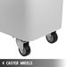 2x Ingredient Bin With Casters 21 Gallon Food Safe Restaurant Kitchen Flour Bins_maomaolike.com