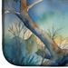 Owl Perched In Coastal Tree Dish Drying Mat Absorbent Dish Drying Mat Pad For Kitchen Counter Dish Drainer Mat For Countertop, 14 X 21", Multicolor_maomaolike.com