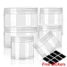 50Pcs Empty Plastic Jars Cosmetic Herbs 30/50/60/80/100/120/150ml Crafts Storage Face Clear Can Tin Cream Food Container Bottles_maomaolike.com