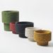 Nordic Style Cement Flower Pot Ceramic Matte Fashion Simple Artistic Personality Indoor Medium Green Radish Bonsai Coral_maomaolike.com