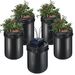 VEVOR RDWC Hydroponics System Recirculating Deep Water Culture 4 Buckets 5 Gal_maomaolike.com
