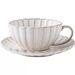 Petals Flower Pattern Coffee Cup And Saucer Set - Kiln-Changed Ceramic Underglazed Afternoon Tea Set_maomaolike.com