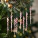24Pcs Bendable Clear PC Icicle Ornaments, Transparent Strip Icicle Pendants For Christmas Tree Wedding Party Ceiling Decor_maomaolike.com