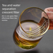 Temperature Resistant Glass High Borosilicate Material Green Crescent Filter Integrated Tea Brewing Household Wooden_maomaolike.com