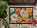 Chrysanthemums In Watercolor Doormat Front Door Mat Indoor Outdoor Rugs For Entryway, Non Slip Washable Low Pile, 24H X 36W_maomaolike.com