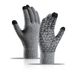 Knitted gloves with fleece thickening touch screen knitted cycling anti-slip offset warm winter gloves_maomaolike.com
