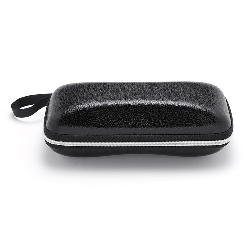 Unisex Leather zipper case Premium sense High appearance Level Eyewear case Simple Portable Sunglasses Sunglasses Retro PU eye case_maomaolike.com