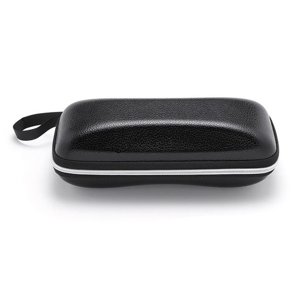 Unisex Leather zipper case Premium sense High appearance Level Eyewear case Simple Portable Sunglasses Sunglasses Retro PU eye case_maomaolike.com