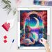 PhotoCustom 5d Diamond Painting Full Round Diamond Embroidery Beautiful Swan Lake Scenery Diamond Mosaic Picture_maomaolike.com