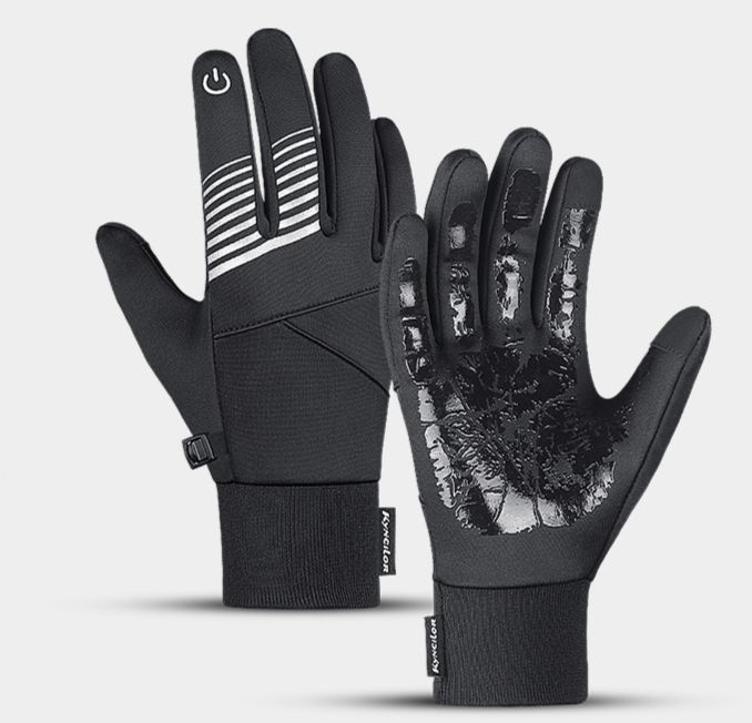 Outdoor new cycling gloves autumn and winter men and women warm touch screen thick cold and windproof ski sports gloves_maomaolike.com