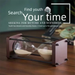 Simple Modern Geometric Glass Hourglass Ornament Creative Anti-Fall Children's Half-Hour 60-Minute Timer_maomaolike.com