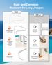 Pool Rail, 48 X 32 Inch Pool Handrail, 220 Lbs Load Capacity Heavy Duty Stainless Steel Swimming Handrail, Seamless Welding, Recessed Or Base Mount, For Poolside, Water Parks, Spa Centers_maomaolike.com