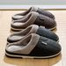 Men's Big Size Winter Slippers Indoor Pu Leather Home Fluffy Casual Slides Men Bedroom Comfy Shoes Houseshoes_maomaolike.com