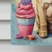 Shar Pei Happy Birthday House Flag Large Porch Sleeve Pole Decorative Outside Yard Banner Artwork Wall Hanging, Polyester, House Size, Multicolor_maomaolike.com