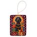 Black And Tan Coonhound Holiday Christmas Porcelain Ornament Christmas Tree Hanging Decorations For Home Christmas Holiday, Rectangle, Gift, Multicolor_maomaolike.com