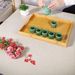 Hotel Breakfast Display Home Living Room Fruit Plate Tea Set Water Cup Bamboo Storage Tray_maomaolike.com