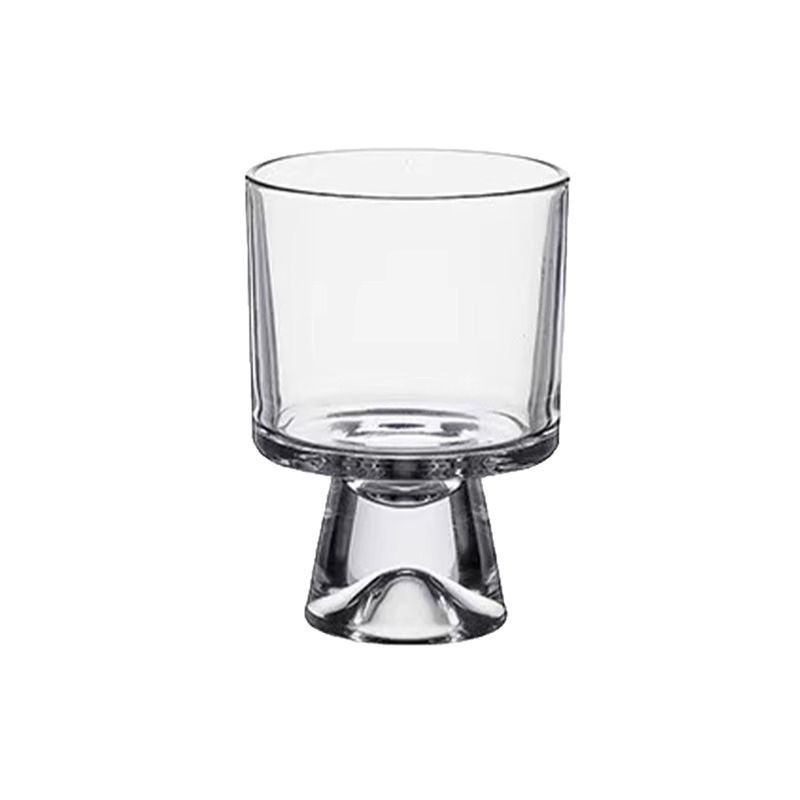 High-Value Glass Juice Beverage Water Ins Style Tall Ice Cream Home Dessert Coffee Cup_maomaolike.com