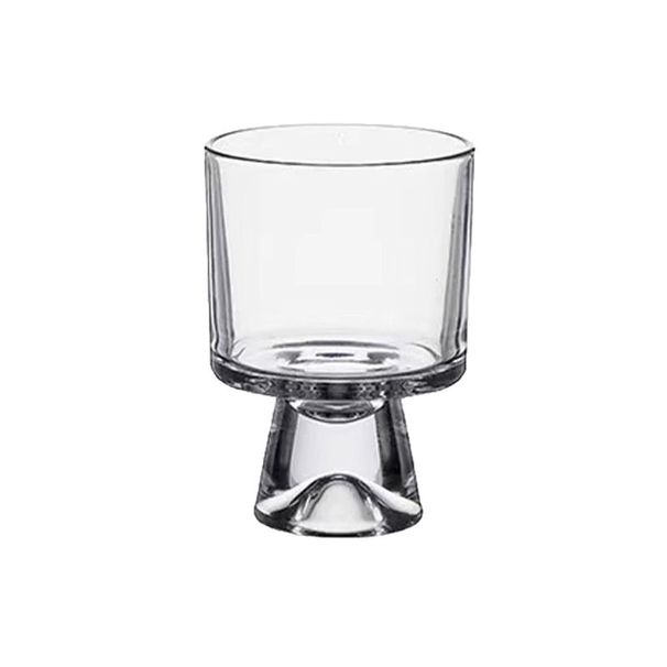 High-Value Glass Juice Beverage Water Ins Style Tall Ice Cream Home Dessert Coffee Cup_maomaolike.com