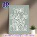 Motivational Quote Painting Poster, Minimalist Hand-drawn Text Poster, Inspirational Message To Boost Positivity, Ideal For Home Office And Workspace_maomaolike.com